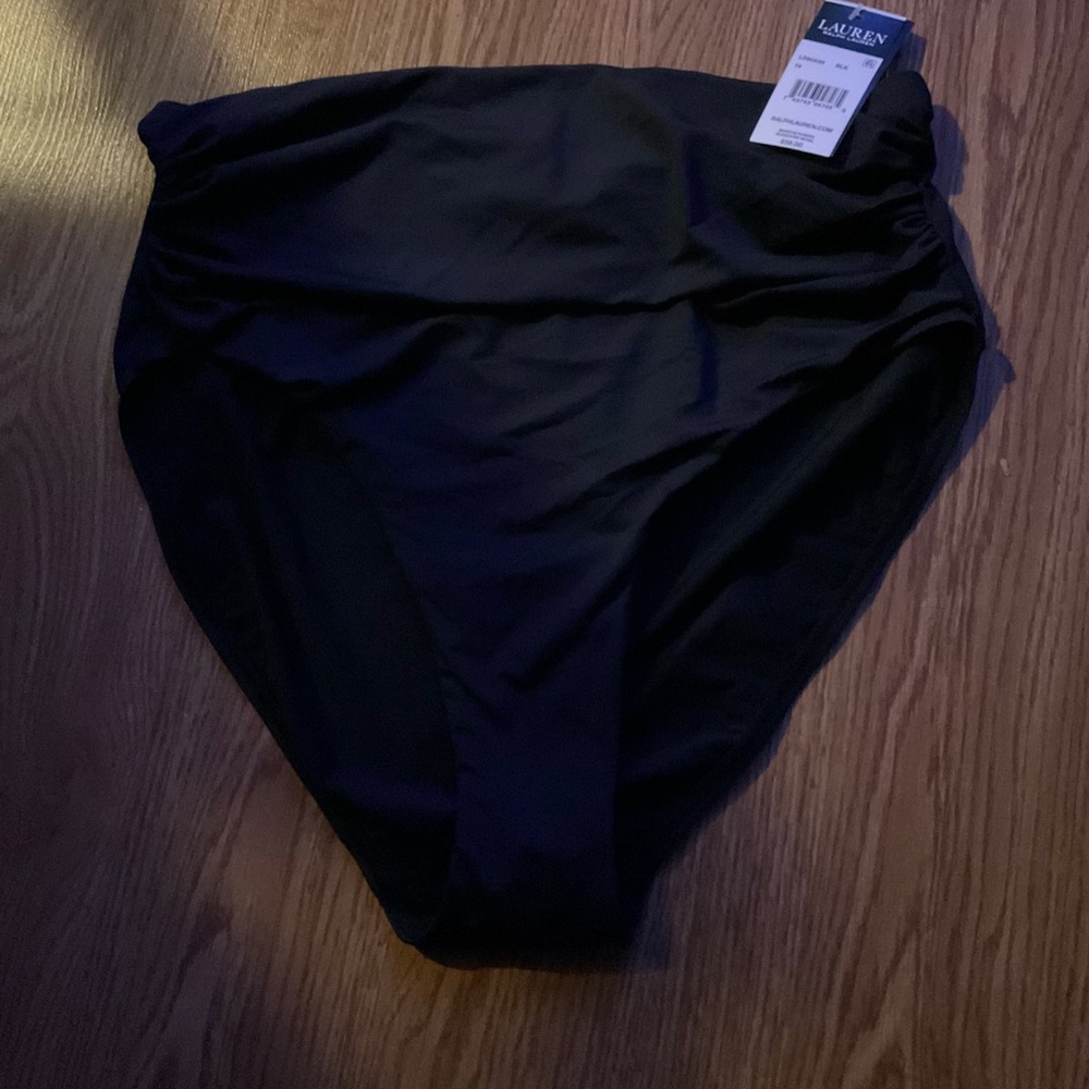 Lauren Ralph Lauren Black Bikini Bottom